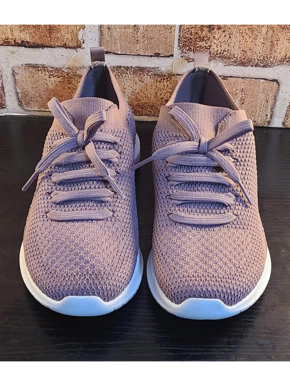 Skechers Ultra Flex Sneakers Womens Size 7 Purple Air Cooled Memory Foam Workout